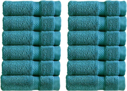 Christy Chroma Bath Towel Set | Set of 6 | 2 Bath 2 Hand 2 Face | Highly Absorbent Heavyweight 675GSM | Bold and Bright | Soft Smooth Shower Towels | 100% Cotton | Sustainably Made | Ash Grey