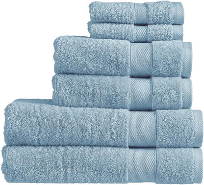 Christy Refresh Bathroom Towel Set | Set of 4 | 2 Bath 2 Hand | Quick Dry | Gentle Pastel Tones | Soft Absorbent Shower Towels | 100% Cotton 550GSM | Driftwood Brown