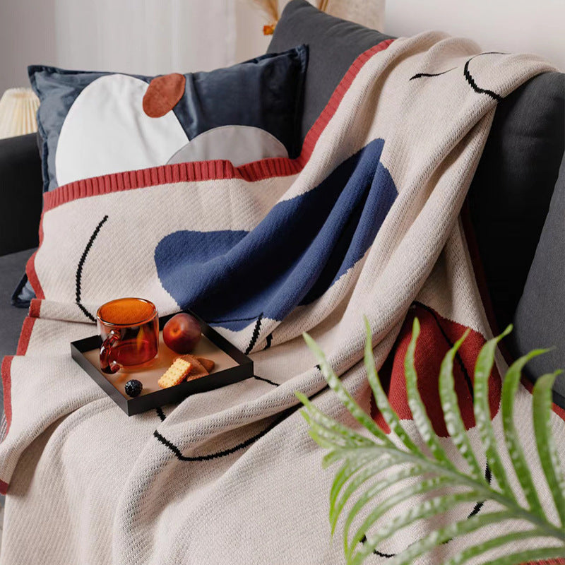 Thick Office Nap Blanket – Nordic Cozy Throw