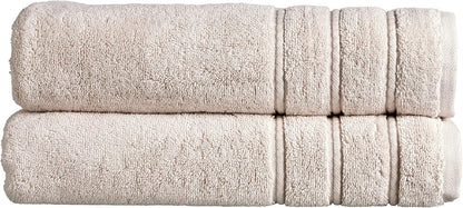 Christy Antalya Large Bath Towels | Set of 6 | 100% Turkish Cotton | 600GSM | Soft Plush Luxury Towel Set | 2 Bath Towels 2 Hand Towels 2 Face Cloths | Quick Dry | Denim Blue