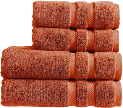 Christy Chroma Bath Towel Set | Set of 6 | 2 Bath 2 Hand 2 Face | Highly Absorbent Heavyweight 675GSM | Bold and Bright | Soft Smooth Shower Towels | 100% Cotton | Sustainably Made | Ash Grey