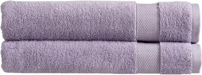 Christy Refresh Bathroom Towel Set | Set of 4 | 2 Bath 2 Hand | Quick Dry | Gentle Pastel Tones | Soft Absorbent Shower Towels | 100% Cotton 550GSM | Driftwood Brown