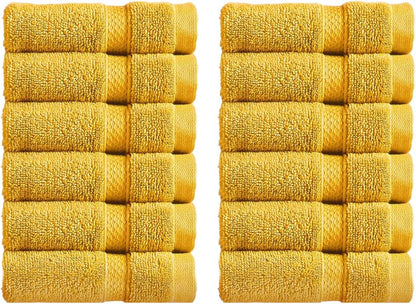 Christy Chroma Bath Towel Set | Set of 6 | 2 Bath 2 Hand 2 Face | Highly Absorbent Heavyweight 675GSM | Bold and Bright | Soft Smooth Shower Towels | 100% Cotton | Sustainably Made | Ash Grey