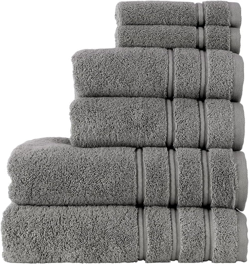 Christy Antalya Large Bath Towels | 100% Turkish Cotton | 600GSM | Soft Plush Luxury Towel Set | Quick Dry | Denim Blue