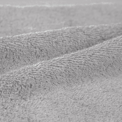 Amazon Basics 2 Bath towel for bathroom, Fade Resistant 100% Cotton Bath Towels, soft absorbent, 2-Pack (70x140 cm), Grey