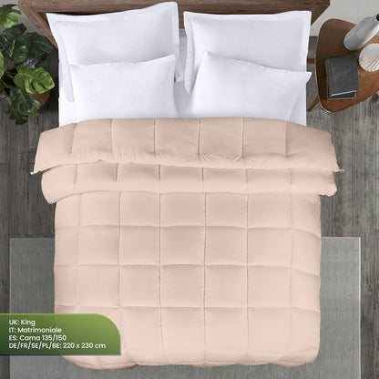 Utopia Bedding Duvet Double,10.5 Tog coverless Duvet with Corner Tabs, Box Stitched Quilt (Double, Grey)