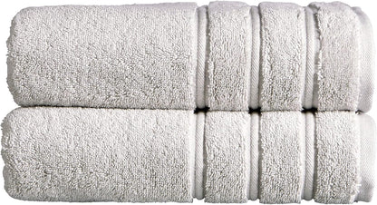 Christy Antalya Large Bath Towels | Set of 6 | 100% Turkish Cotton | 600GSM | Soft Plush Luxury Towel Set | 2 Bath Towels 2 Hand Towels 2 Face Cloths | Quick Dry | Denim Blue