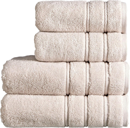 Christy Antalya Large Bath Towels | Set of 6 | 100% Turkish Cotton | 600GSM | Soft Plush Luxury Towel Set | 2 Bath Towels 2 Hand Towels 2 Face Cloths | Quick Dry | Denim Blue