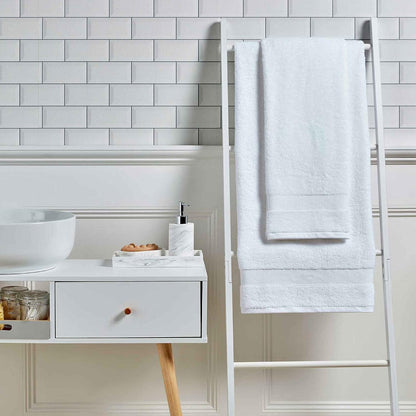Christy Refresh Bathroom Towel Set | Set of 4 | 2 Bath 2 Hand | Quick Dry | Gentle Pastel Tones | Soft Absorbent Shower Towels | 100% Cotton 550GSM | Driftwood Brown