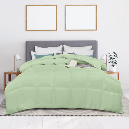 Utopia Bedding Duvet Double,10.5 Tog coverless Duvet with Corner Tabs, Box Stitched Quilt (Double, Grey)