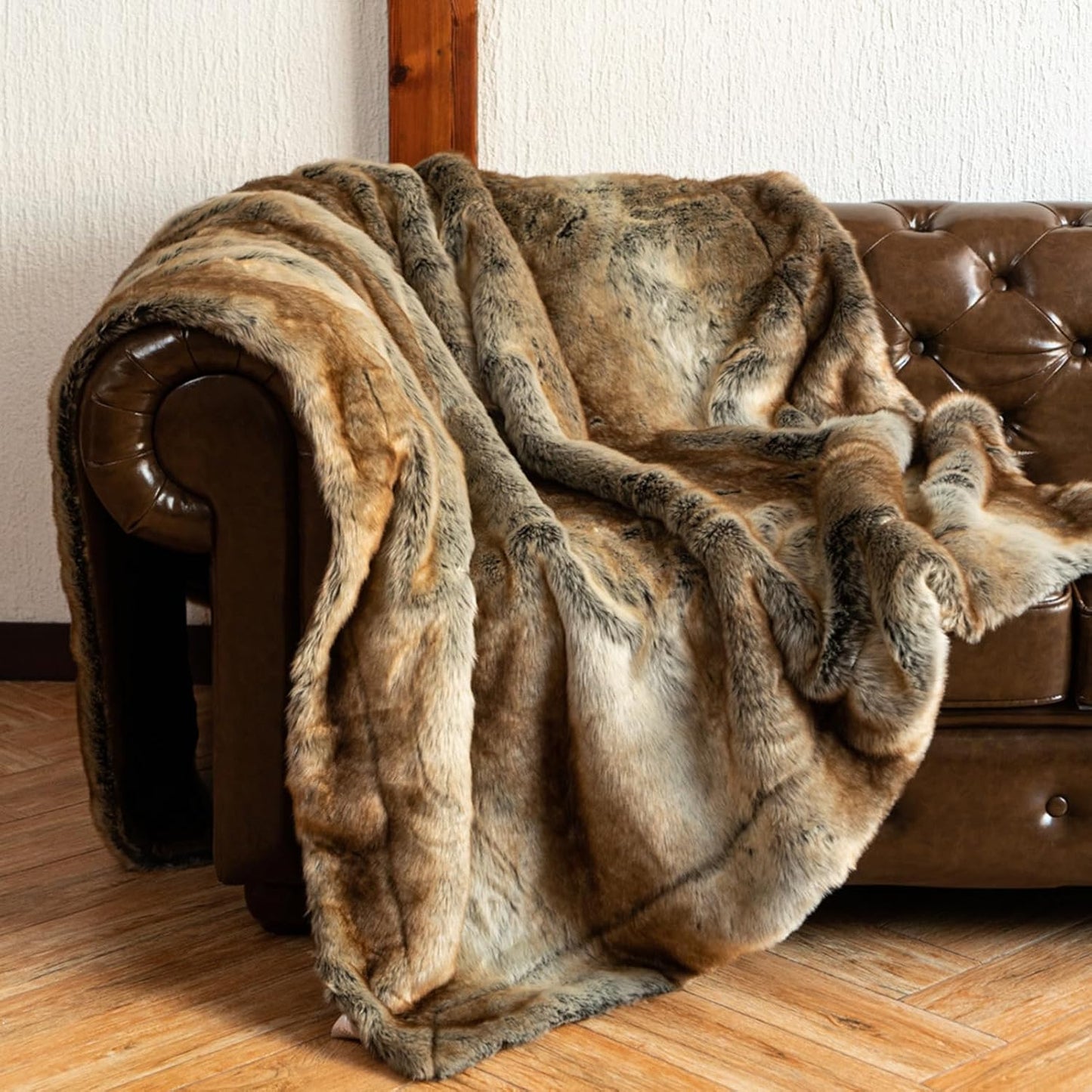 Luxury Faux Fur Throw Blanket