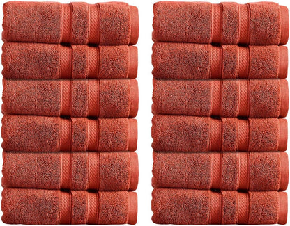 Christy Chroma Bath Towel Set | Set of 6 | 2 Bath 2 Hand 2 Face | Highly Absorbent Heavyweight 675GSM | Bold and Bright | Soft Smooth Shower Towels | 100% Cotton | Sustainably Made | Ash Grey