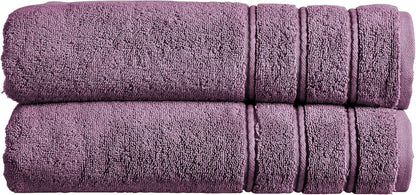 Christy Antalya Large Bath Towels | Set of 6 | 100% Turkish Cotton | 600GSM | Soft Plush Luxury Towel Set | 2 Bath Towels 2 Hand Towels 2 Face Cloths | Quick Dry | Denim Blue