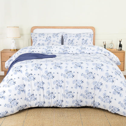 Utopia Bedding Duvet Cover Double - Soft Microfibre Polyester - Bedding Quilt Cover Set, with Pillow cases (Grey)