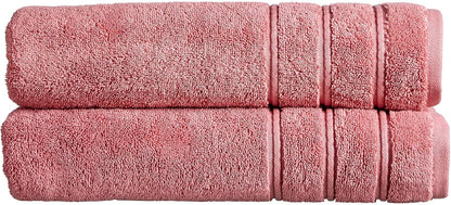 Christy Antalya Large Bath Towels | Set of 6 | 100% Turkish Cotton | 600GSM | Soft Plush Luxury Towel Set | 2 Bath Towels 2 Hand Towels 2 Face Cloths | Quick Dry | Denim Blue