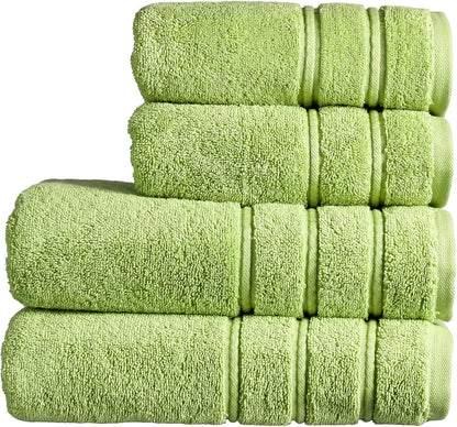 Christy Antalya Large Bath Towels | Set of 6 | 100% Turkish Cotton | 600GSM | Soft Plush Luxury Towel Set | 2 Bath Towels 2 Hand Towels 2 Face Cloths | Quick Dry | Denim Blue