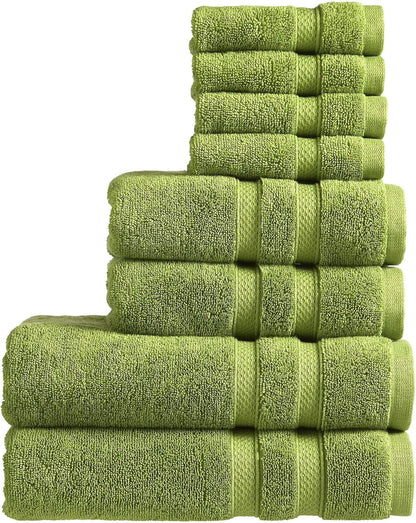 Christy Chroma Bath Towel Set | Set of 6 | 2 Bath 2 Hand 2 Face | Highly Absorbent Heavyweight 675GSM | Bold and Bright | Soft Smooth Shower Towels | 100% Cotton | Sustainably Made | Ash Grey