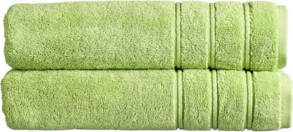 Christy Antalya Large Bath Towels | Set of 6 | 100% Turkish Cotton | 600GSM | Soft Plush Luxury Towel Set | 2 Bath Towels 2 Hand Towels 2 Face Cloths | Quick Dry | Denim Blue