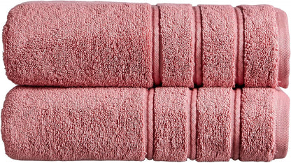 Christy Antalya Large Bath Towels | Set of 6 | 100% Turkish Cotton | 600GSM | Soft Plush Luxury Towel Set | 2 Bath Towels 2 Hand Towels 2 Face Cloths | Quick Dry | Denim Blue