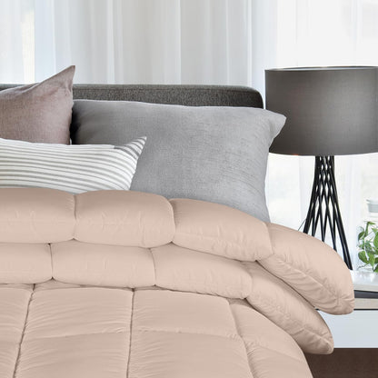 Utopia Bedding Duvet Double,10.5 Tog coverless Duvet with Corner Tabs, Box Stitched Quilt (Double, Grey)