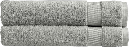 Christy Refresh Bathroom Towel Set | Set of 4 | 2 Bath 2 Hand | Quick Dry | Gentle Pastel Tones | Soft Absorbent Shower Towels | 100% Cotton 550GSM | Driftwood Brown