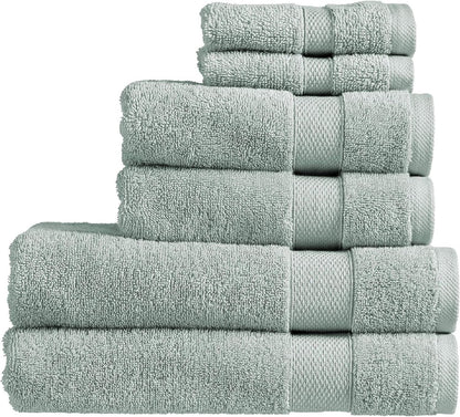 Christy Refresh Bathroom Towel Set | Set of 4 | 2 Bath 2 Hand | Quick Dry | Gentle Pastel Tones | Soft Absorbent Shower Towels | 100% Cotton 550GSM | Driftwood Brown