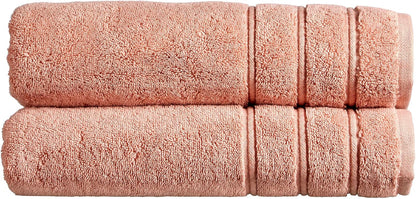 Christy Antalya Large Bath Towels | Set of 6 | 100% Turkish Cotton | 600GSM | Soft Plush Luxury Towel Set | 2 Bath Towels 2 Hand Towels 2 Face Cloths | Quick Dry | Denim Blue