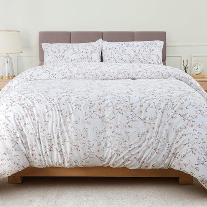 Utopia Bedding Duvet Cover Double - Soft Microfibre Polyester - Bedding Quilt Cover Set, with Pillow cases (Grey)