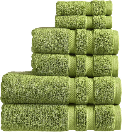 Christy Chroma Bath Towel Set | Set of 6 | 2 Bath 2 Hand 2 Face | Highly Absorbent Heavyweight 675GSM | Bold and Bright | Soft Smooth Shower Towels | 100% Cotton | Sustainably Made | Ash Grey