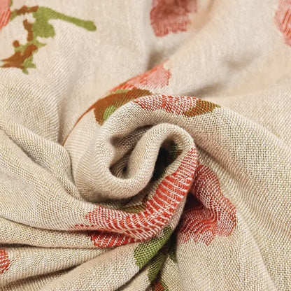 Rose Bamboo Fiber Blanket Soft Coverlet