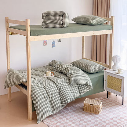 Soft Cotton Duvet Cover Dorm Bedding Set