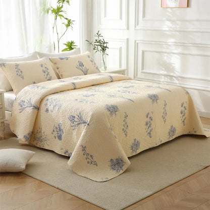 Cotton Quilted Bedding Set Comforter (3PCS)