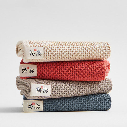 Sakura Cotton Waffle Weave Kitchen Towels