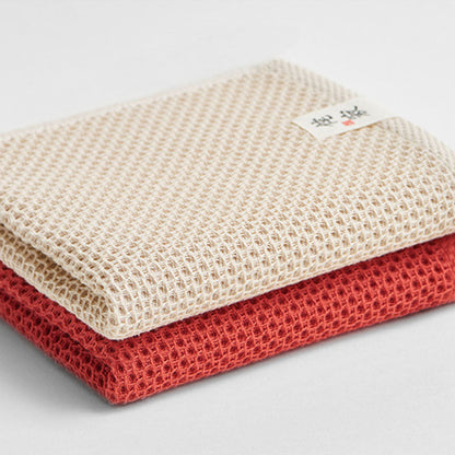Sakura Cotton Waffle Weave Kitchen Towels