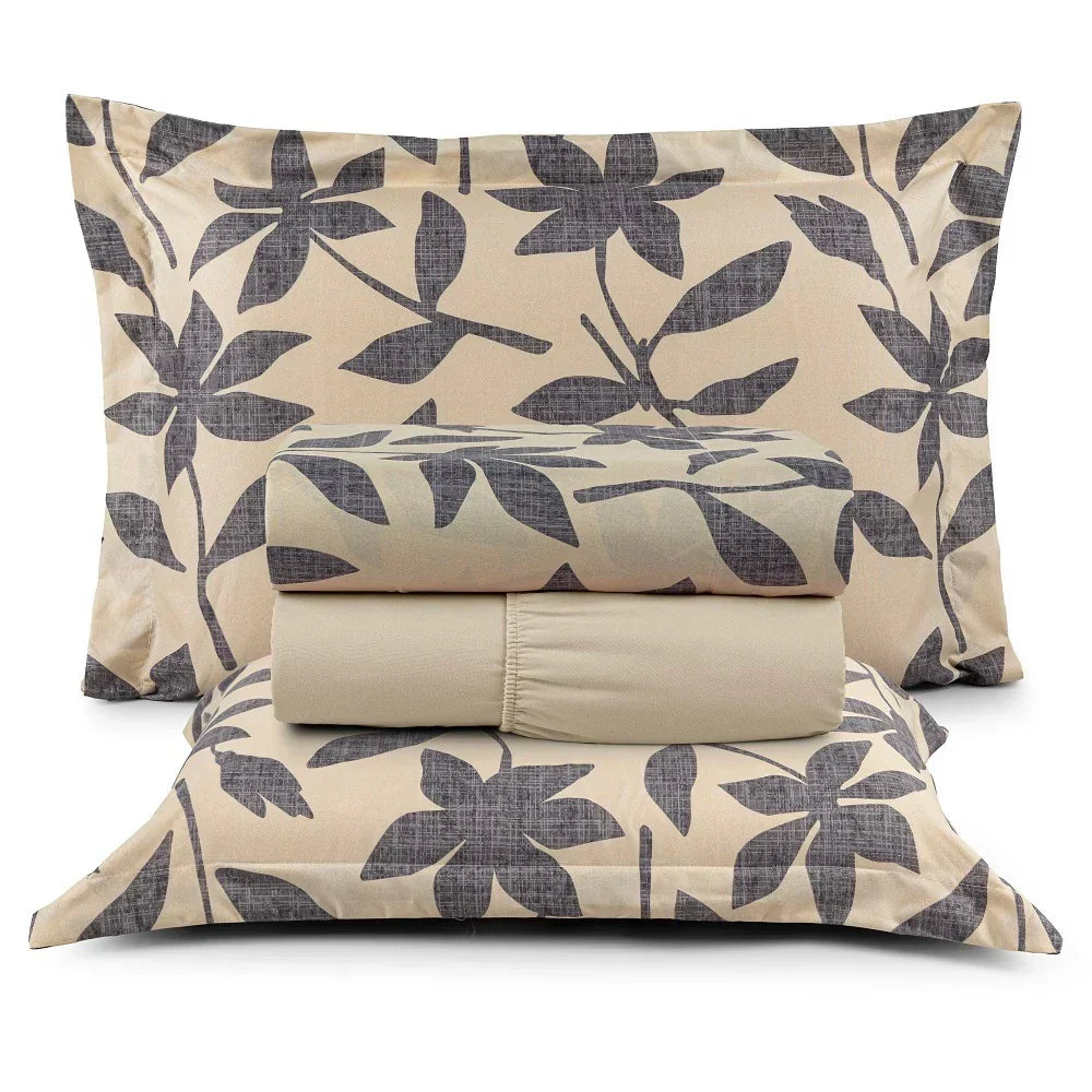 Affeto 4-Piece Bed Sheet Set – 200 Thread Count