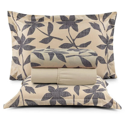 Affeto 4-Piece Bed Sheet Set – 200 Thread Count