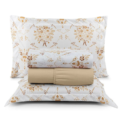 Affeto 4-Piece Bed Sheet Set – 200 Thread Count