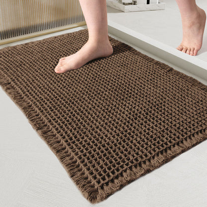 Waffle Weave Bathroom Mat