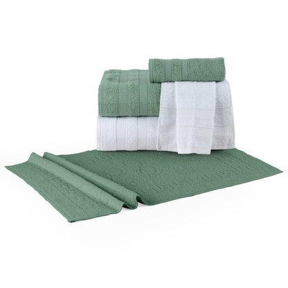 Comfort 5-Piece Bath Towel Set – 100% Cotton, 430g/m² – 5 Colours