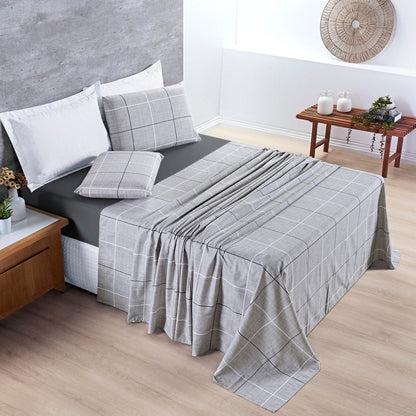 Avere 4-Piece Double Bed Sheet Set – 200 Thread Count – Printed – 6 Designs