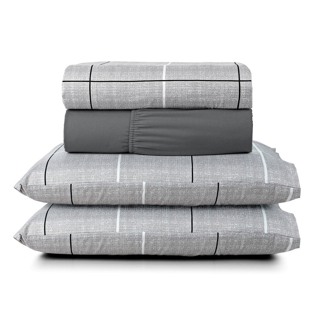 Avere 4-Piece Double Bed Sheet Set – 200 Thread Count – Printed – 6 Designs