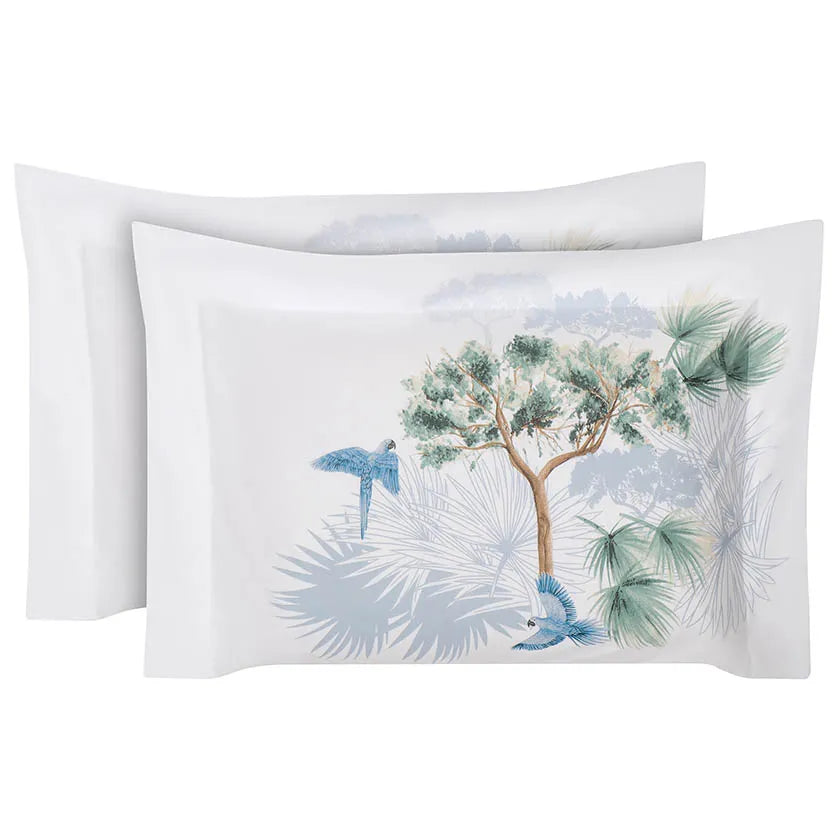 Blue Macaw Bed Sheet Set – 6 Pieces