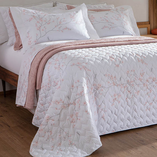 Cherry Blossom Bed Sheet Set – 6 Pieces