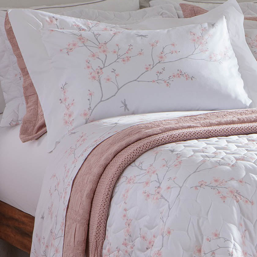 Cherry Blossom Bed Sheet Set – 6 Pieces