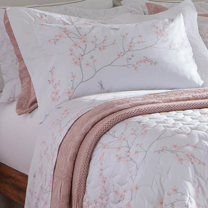 Cherry Blossom Bed Sheet Set – 6 Pieces