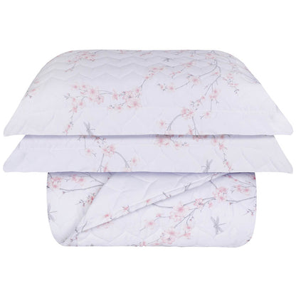 Cherry Blossom Bed Sheet Set – 6 Pieces
